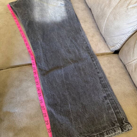 SouthPole Men’s Distressed Classic Straight Leg Jeans, Black, Size 46 - Picture 7 of 9